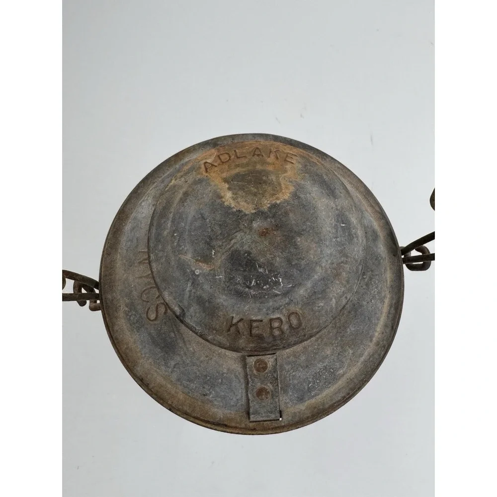 Adlake Kero NYCS New York Central Railroad Lantern Red Globe Antique‎ Kerosene